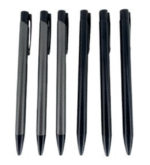 LAPICERO METÁLICO Tinta seca negra Empaque: bolsa individual Medida: 21cm x 14.5 cm