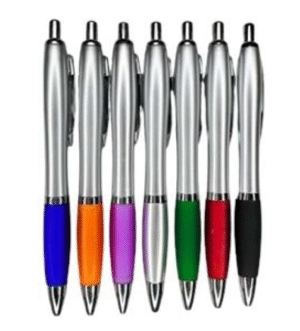 Descripción: Lapicero plástico Color de Tinta: Azul.