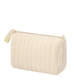 Neceser en Algodón Reciclado de diseño acolchado. Forro interior. Incluye distintivo de algodón reciclado en el tirador.